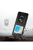 CEPCASE    Galaxy Z Flip 5 Kılıf Standlı Magnet Mıknatıslı Yüzük Armored Zırhlı Kapak - 3