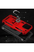 CEPCASE    Iphone 15 Pro Max Kılıf Standlı Magnet Mıknatıslı Yüzük Armored Zırhlı Kapak thumbnail 6
