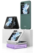 CEPCASE    Samsung Galaxy Z Flip 5 Kılıf Matte Yüzey Kamera Korumalı Slim Hard Tam Kalıp Kapak thumbnail 3