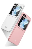 CEPCASE    Samsung Galaxy Z Flip 5 Kılıf Matte Yüzey Kamera Korumalı Slim Hard Tam Kalıp Kapak thumbnail 4