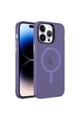 CEPCASE    Iphone 14 Pro Max Kılıf Magsafe Şarj Özellikli Buzlu Matte Transparent Tam Kalıp - 2
