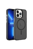 CEPCASE    Iphone 13 Pro Kılıf Magsafe Şarj Özellikli Buzlu Matte Transparent Tam Kalıp thumbnail 1