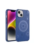 CEPCASE    Iphone 14 Kılıf Wireless Mıknatıslı Şarj Özellikli Technology Desenli Kamera Korumalı thumbnail 1