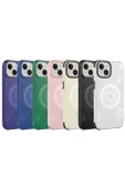 CEPCASE    Iphone 14 Plus Kılıf Wireless Mıknatıslı Şarj Özellikli Technology Desenli Kamera Korumalı - 3