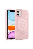 CEPCASE    Iphone 12 Kılıf Wireless Mıknatıslı Şarj Özellikli Technology Desenli Kamera Korumalı thumbnail 2