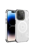 CEPCASE    Iphone 14 Pro Max Kılıf Wireless Mıknatıslı Şarj Özellikli Technology Desenli Kamera Korumalı thumbnail 2