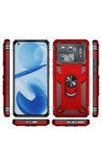 CEPCASE    Xiaomi Mi 11 Ultra Kılıf Standlı Magnet Mıknatıslı Yüzük Armored Zırhlı Kapak thumbnail 3