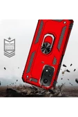 CEPCASE    Xiaomi Redmi Note 12 Pro 4G Kılıf Standlı Magnet Mıknatıslı Yüzük Armored Zırhlı Kapak thumbnail 3