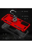 CEPCASE    Xiaomi Redmi Note 12 Pro 4G Kılıf Standlı Magnet Mıknatıslı Yüzük Armored Zırhlı Kapak thumbnail 6