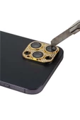CEPCASE    Iphone 12 Pro Kamera Lens Koruyucu Diamond Pırıltı Taşlı Tasarım thumbnail 3