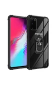CEPCASE    Samsung Galaxy S20 Kılıf Arka Şeffaf Köşe Ve Yüzük Renkli Darbeye Dayanıklı Sert Pc Kapak thumbnail 1