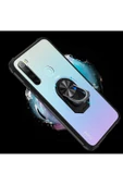 CEPCASE    Xiaomi Redmi Note 8 Kılıf Arka Şeffaf Köşe Ve Yüzük Renkli Darbeye Dayanıklı Sert Pc Kapak thumbnail 6