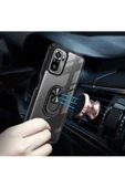 CEPCASE    Xiaomi Redmi Note 10s Kılıf Arka Şeffaf Köşe Ve Yüzük Renkli Darbeye Dayanıklı Sert Pc Kapak thumbnail 3