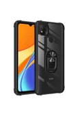 CEPCASE    Xiaomi Redmi 9c Kılıf Arka Şeffaf Köşe Ve Yüzük Renkli Darbeye Dayanıklı Sert Pc Kapak thumbnail 1