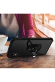 CEPCASE    Iphone Xr 6.1 Kılıf Arka Şeffaf Köşe Ve Yüzük Renkli Darbeye Dayanıklı Sert Pc Kapak thumbnail 4