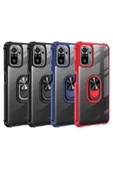 CEPCASE    Xiaomi Redmi Note 10 Kılıf Arka Şeffaf Köşe Ve Yüzük Renkli Darbeye Dayanıklı Sert Pc Kapak thumbnail 4