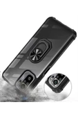 CEPCASE    Xiaomi Redmi Note 10 Kılıf Arka Şeffaf Köşe Ve Yüzük Renkli Darbeye Dayanıklı Sert Pc Kapak thumbnail 5