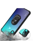 CEPCASE    Huawei Y6 2019 Kılıf Arka Şeffaf Köşe Ve Yüzük Renkli Darbeye Dayanıklı Sert Pc Kapak thumbnail 6