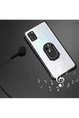 CEPCASE    Samsung Galaxy A21s Kılıf Arka Şeffaf Köşe Ve Yüzük Renkli Darbeye Dayanıklı Sert Pc Kapak thumbnail 5