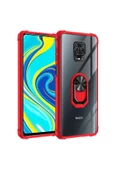 CEPCASE    Xiaomi Redmi Note 9 Pro Kılıf Arka Şeffaf Köşe Ve Yüzük Renkli Darbeye Dayanıklı Sert Pc Kapak thumbnail 3