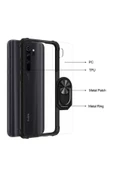 CEPCASE    Xiaomi Redmi Note 8 Pro Kılıf Arka Şeffaf Köşe Ve Yüzük Renkli Darbeye Dayanıklı Sert Pc Kapak - 3