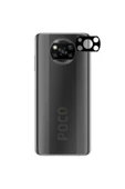 CEPCASE    Xiaomi Poco X3 Kamera Cam Koruyucu 3d Net Görüntü Tam Kapatan Kavisli Lens Koruma thumbnail 2