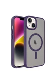 CEPCASE    Iphone 14 Plus Kılıf Wireless Şarj Özellikli Mat Arka Yüzey Mıknatıslı Magsafe Kapak thumbnail 1