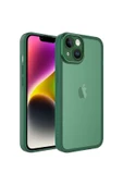 CEPCASE    Iphone 14 Plus Kılıf Elektroplatin Kamera Korumalı Transparan Renkli Tam Kalıp Kapak thumbnail 1