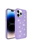 CEPCASE    Iphone 14 Pro Kılıf Parlayan Tasarım Kamera Çıkıntılı Airbagli Tam Koruma Twinkle Kapak thumbnail 1