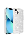 CEPCASE    Iphone 13 Kılıf Parlayan Tasarım Kamera Çıkıntılı Airbagli Tam Koruma Twinkle Kapak thumbnail 1