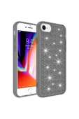 CEPCASE    Iphone 8 Kılıf Parlayan Tasarım Kamera Çıkıntılı Airbagli Tam Koruma Twinkle Kapak thumbnail 1