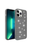 CEPCASE    Iphone 13 Pro Kılıf Parlayan Tasarım Kamera Çıkıntılı Airbagli Tam Koruma Twinkle Kapak thumbnail 2