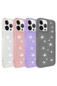 CEPCASE    Iphone 13 Pro Kılıf Parlayan Tasarım Kamera Çıkıntılı Airbagli Tam Koruma Twinkle Kapak thumbnail 3