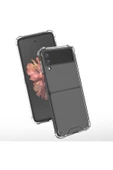 CEPCASE    Samsung Galaxy Z Flip 4 Kılıf Darbelere Dayanıklı Dört Köşe Airbag 2mm Anti Shock Silikon - 2