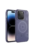 CEPCASE    Iphone 14 Pro Kılıf Wireless Mıknatıslı Şarj Özellikli Technology Desenli Kamera Korumalı - 1