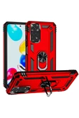 CEPCASE    Xiaomi Redmi Note 11 Global Kılıf Standlı Magnet Mıknatıslı Yüzük Armored Zırhlı Kapak thumbnail 2