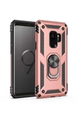 CEPCASE    Samsung Galaxy S9 Kılıf Standlı Magnet Mıknatıslı Yüzük Armored Zırhlı Kapak thumbnail 1