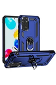 CEPCASE    Xiaomi Redmi Note 11 Global Kılıf Standlı Magnet Mıknatıslı Yüzük Armored Zırhlı Kapak thumbnail 1