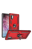 CEPCASE    Samsung Galaxy Note 10 Plus Kılıf Standlı Magnet Mıknatıslı Yüzük Armored Zırhlı Kapak thumbnail 3