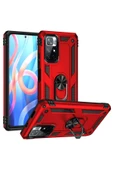 CEPCASE    Xiaomi Redmi Note 11t 5g Kılıf Standlı Magnet Mıknatıslı Yüzük Armored Zırhlı Kapak thumbnail 1