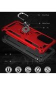 CEPCASE    Xiaomi Redmi K40 Kılıf Standlı Magnet Mıknatıslı Yüzük Armored Zırhlı Kapak - 4