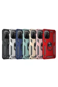 CEPCASE    Xiaomi Redmi K40 Kılıf Standlı Magnet Mıknatıslı Yüzük Armored Zırhlı Kapak - 3