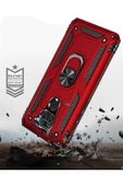 CEPCASE    Xiaomi Redmi Note 9 Kılıf Standlı Magnet Mıknatıslı Yüzük Armored Zırhlı Kapak thumbnail 6