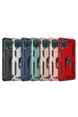 CEPCASE    Samsung Galaxy A22 4g Kılıf Standlı Magnet Mıknatıslı Yüzük Armored Zırhlı Kapak thumbnail 5