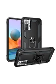 CEPCASE    Xiaomi Redmi Note 10 Pro Kılıf Standlı Magnet Mıknatıslı Yüzük Armored Zırhlı Kapak - 1