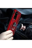 CEPCASE    Huawei P40 Kılıf Standlı Magnet Mıknatıslı Yüzük Armored Zırhlı Kapak thumbnail 5