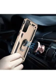 CEPCASE    Samsung Galaxy S21 Kılıf Standlı Magnet Mıknatıslı Yüzük Armored Zırhlı Kapak thumbnail 6
