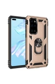 CEPCASE    Huawei P40 Kılıf Standlı Magnet Mıknatıslı Yüzük Armored Zırhlı Kapak thumbnail 2