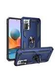 CEPCASE    Xiaomi Redmi Note 10 Pro Kılıf Standlı Magnet Mıknatıslı Yüzük Armored Zırhlı Kapak - 2
