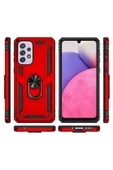 CEPCASE    Samsung Galaxy A33 5g Kılıf Standlı Magnet Mıknatıslı Yüzük Armored Zırhlı Kapak thumbnail 3
